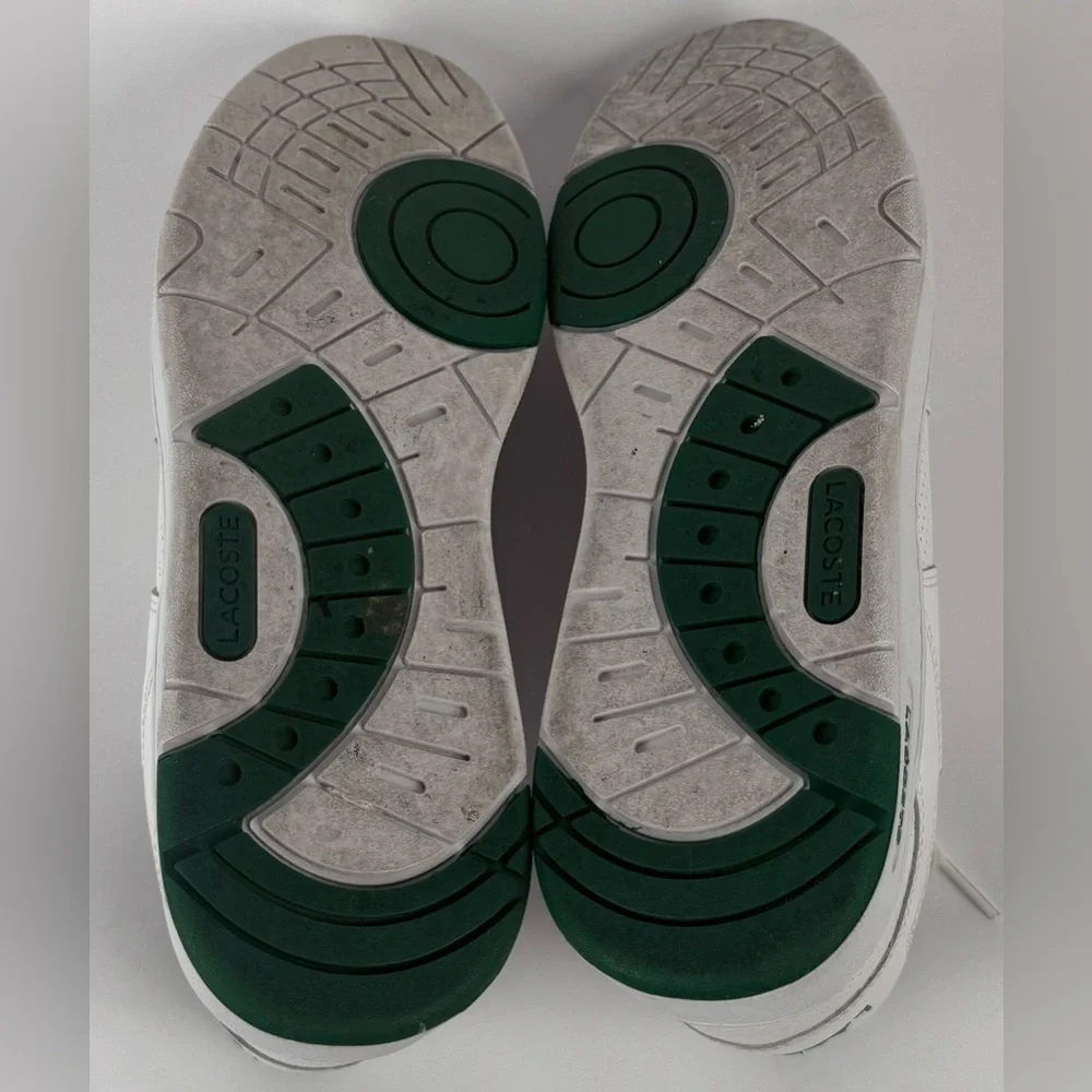 Lacoste Thrill 319 1 US SMA White Leather Sneakers Men’s Size 12 - Picture 11 of 12